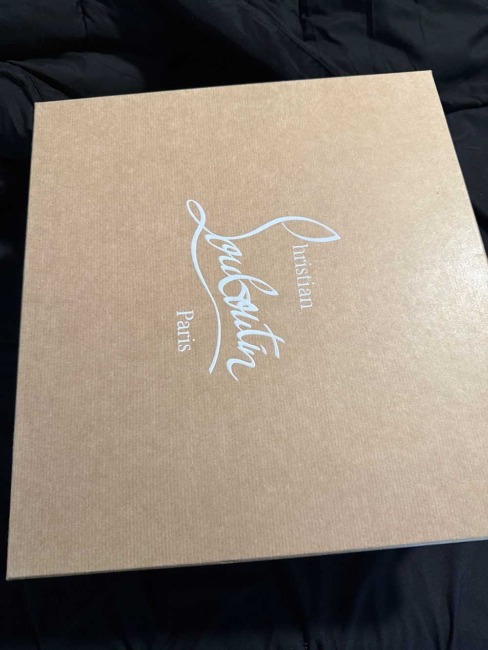 Christian Louboutin Tan Leather Platform Chelsea Booties with Studded Trim - Picture 3 of 7